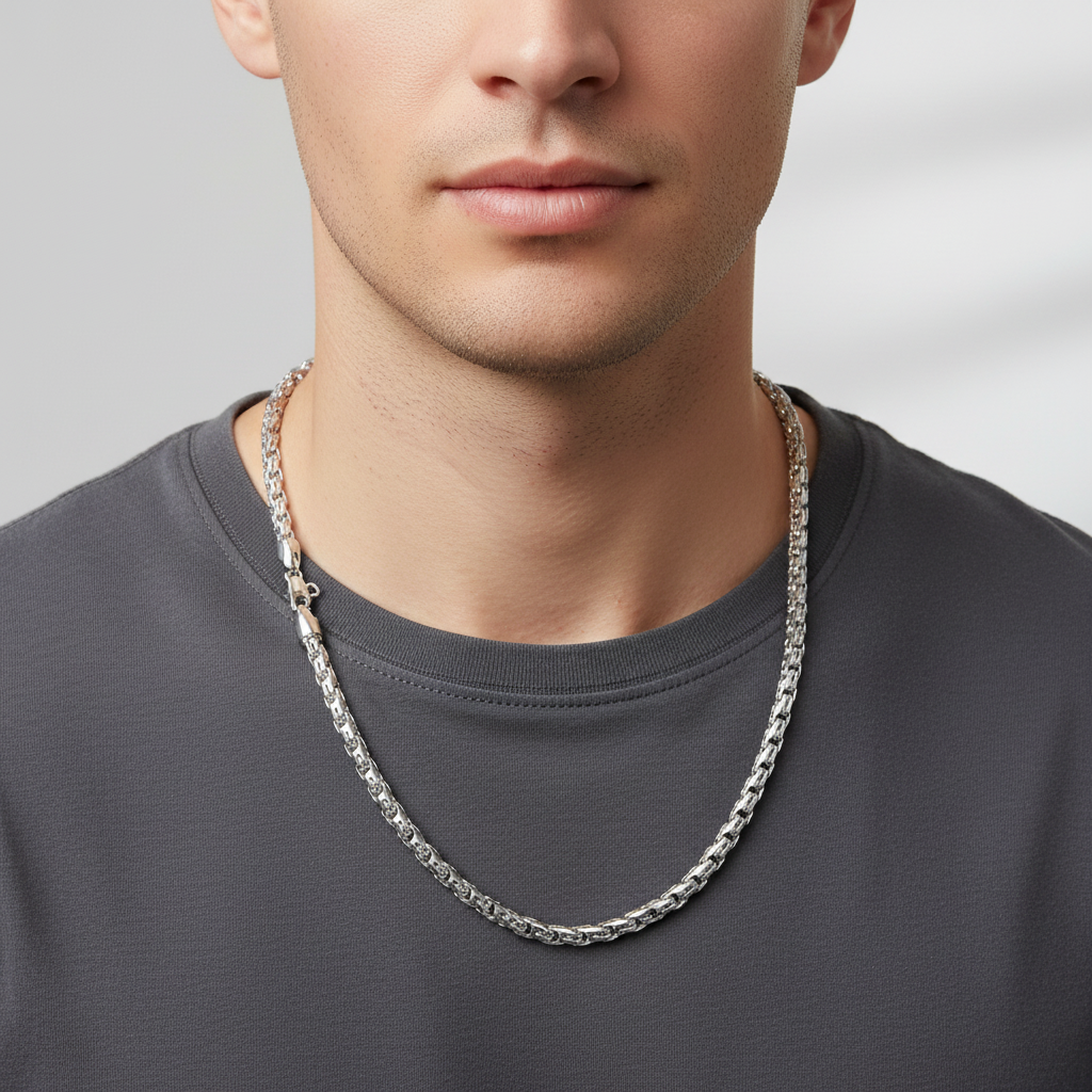 Handmade Bismarck rounded chain