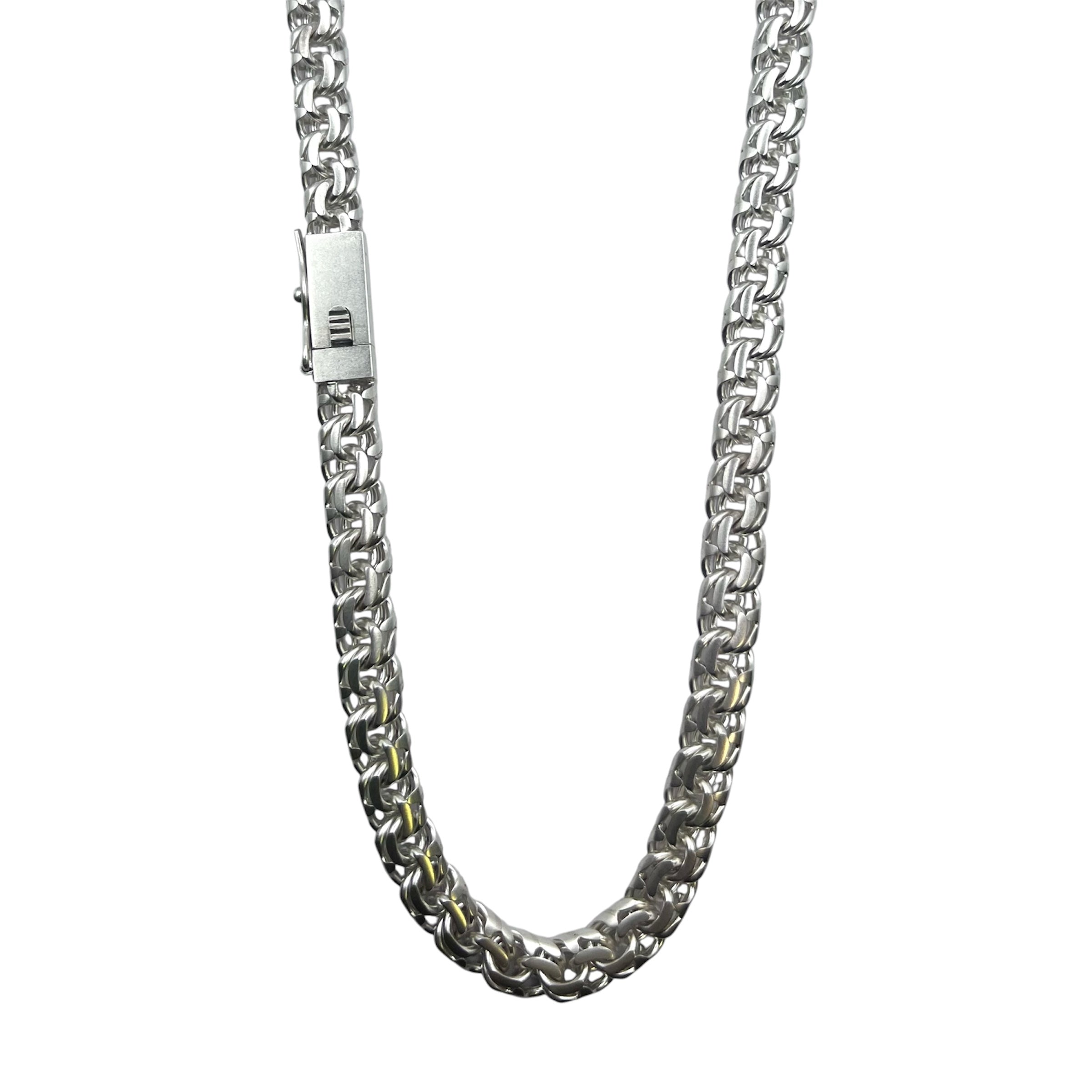 Handmade Bismarck matte box chain – Krystal Jewellery